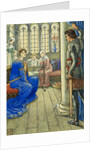 Sir Owen greets the Lady of the Fountain by Walter Crane